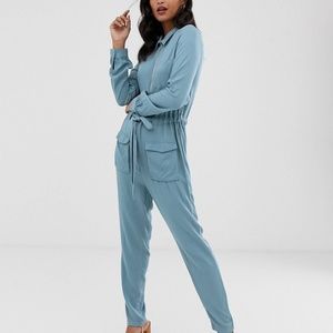 VILA Clinched Waist Utility Boiler Suit